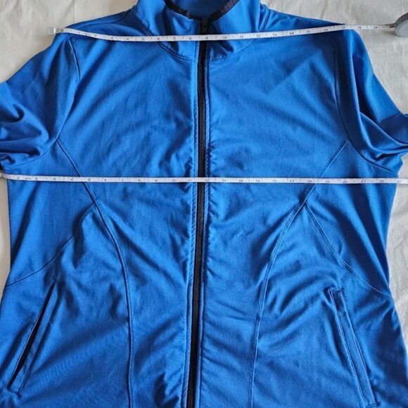 T by Talbots SPF50+ long sleeve full zip 2 pocket active jacket womens US XL - Picture 8 of 16